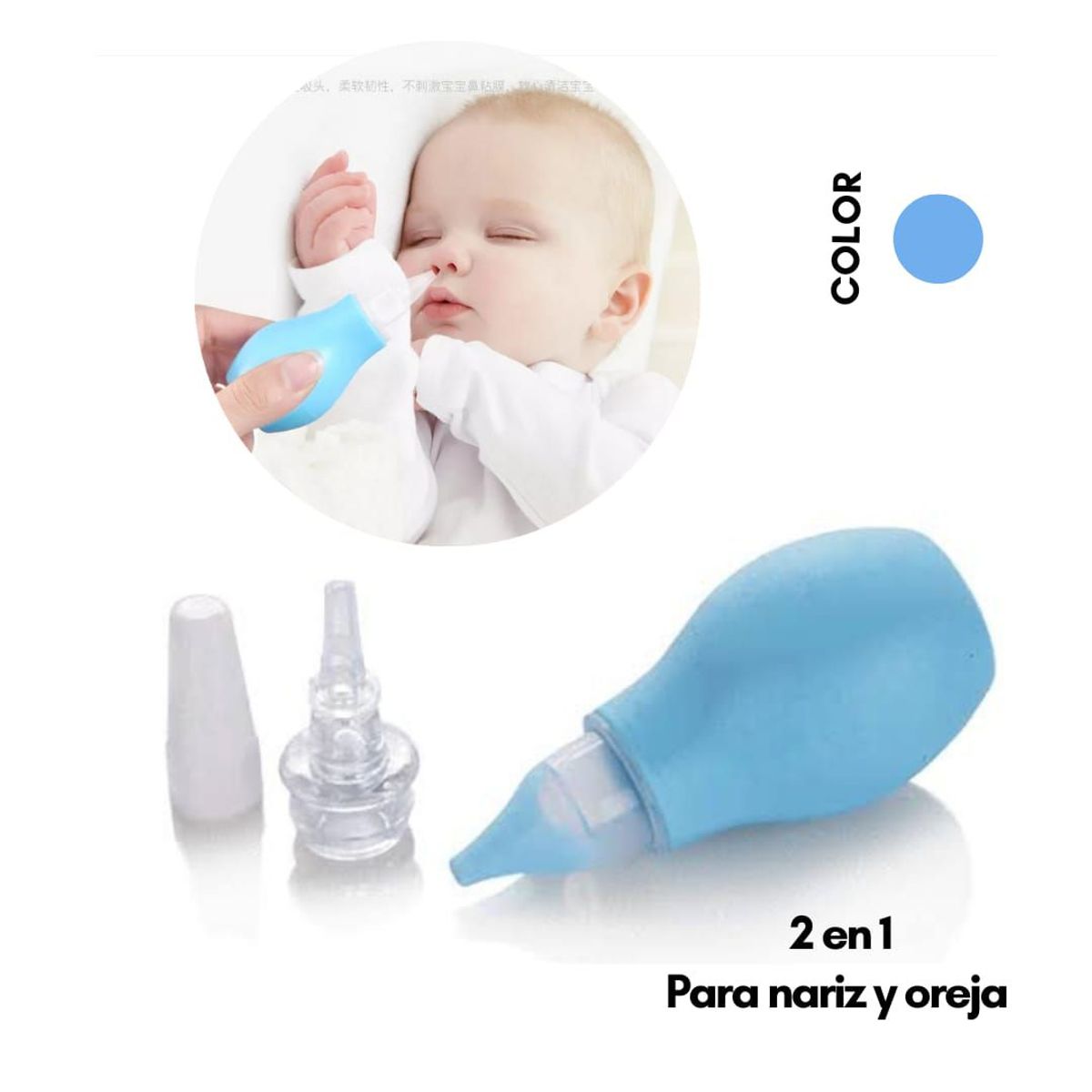 SANTOLEE - Aspirador Nasal Santolee Azul