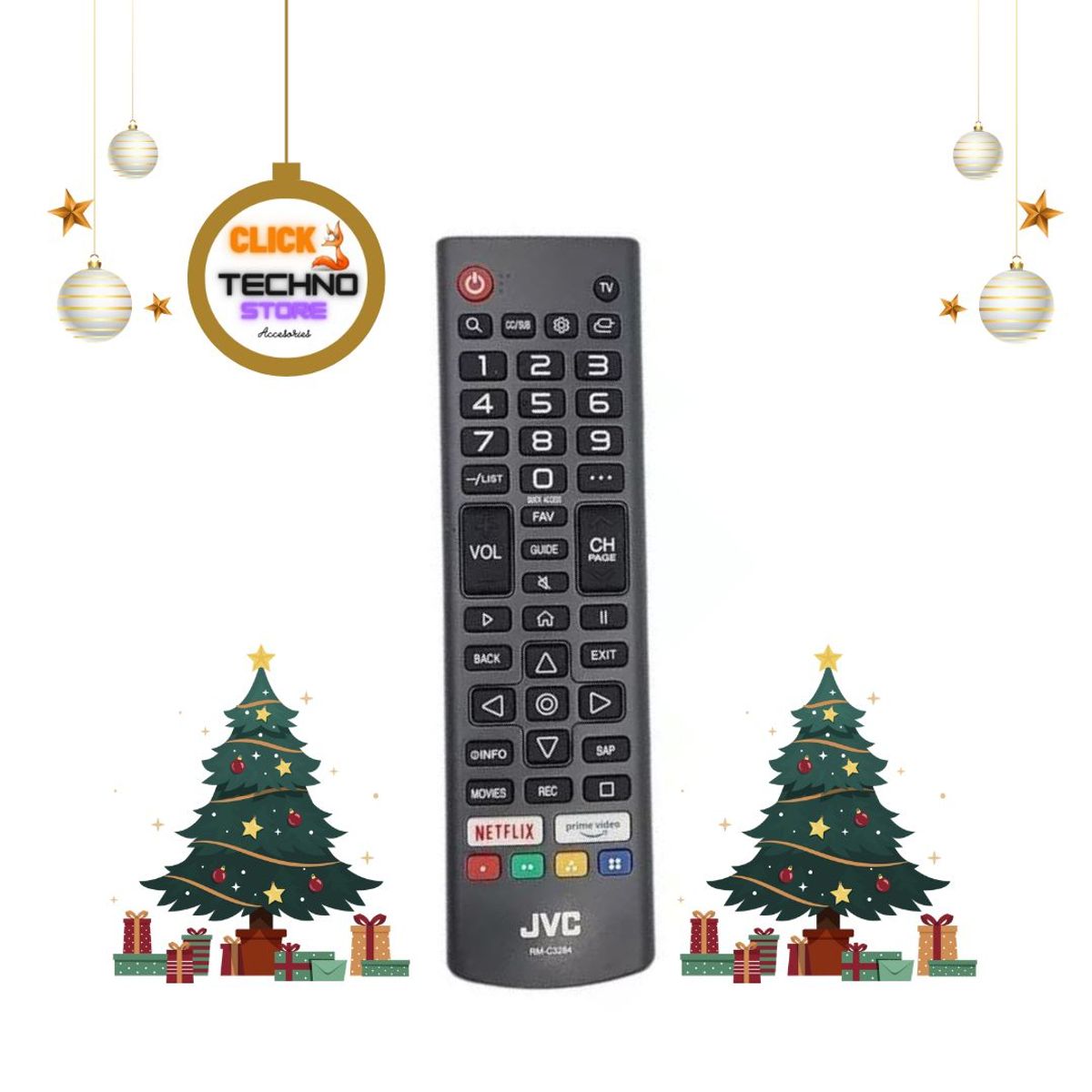 GENERICO - CONTROL REMOTO JVC PARA SMART TV