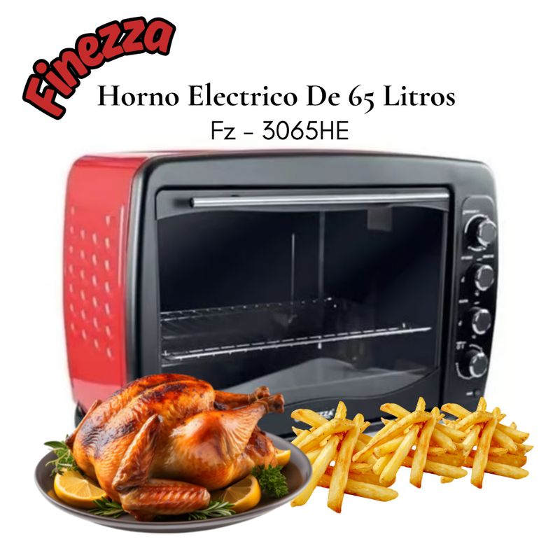 GENERICO - Horno Finezza Electrico De 65 Litros Fz - 3065HE