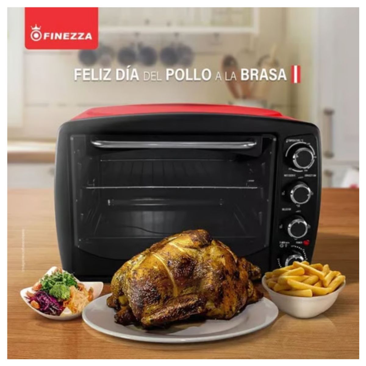 GENERICO - Horno Finezza Electrico De 65 Litros Fz - 3065HE