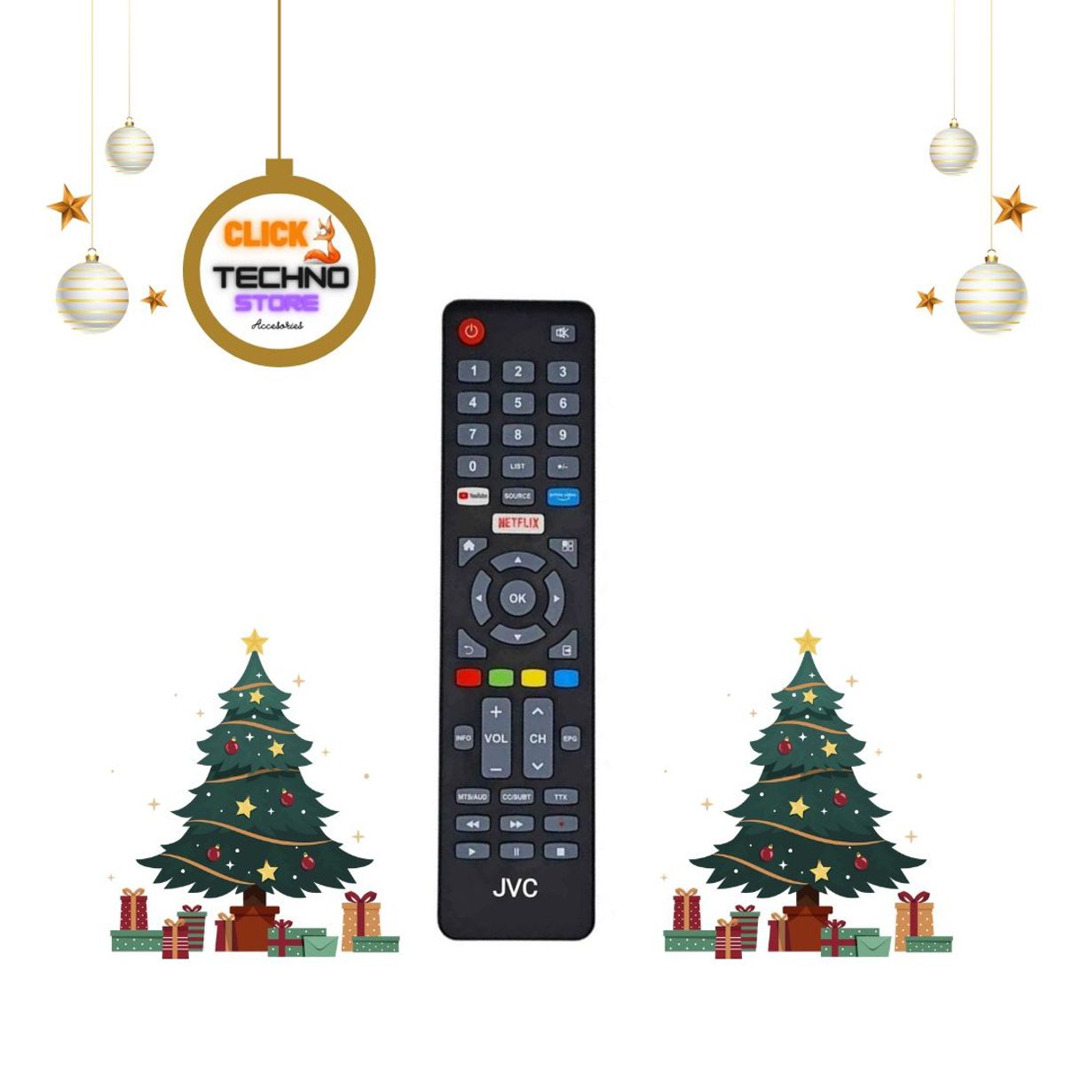 GENERICO - CONTROL REMOTO JVC PARA SMART TV