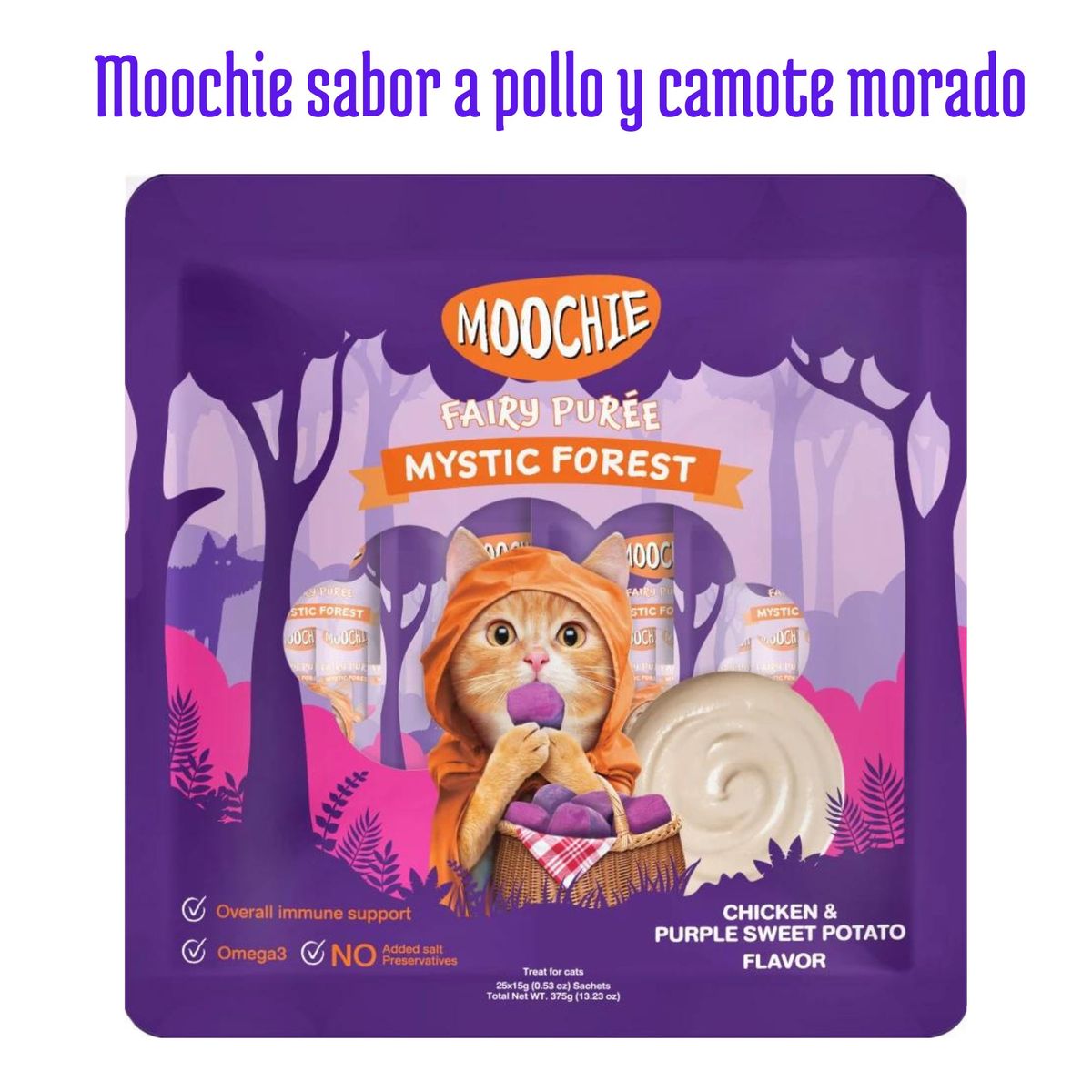 GENERICO - MOOCHIE SABOR A POLLO Y CAMOTE MORADO.