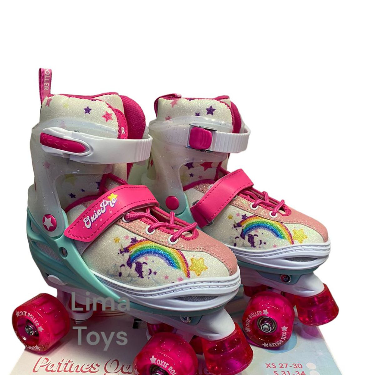 OXIEPRO - PATIN 4 RUEDAS OXIE BLANCO TALLA M 35-38