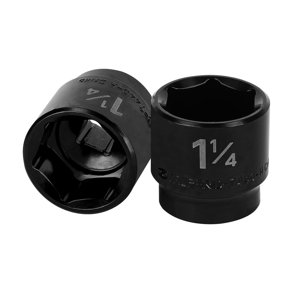 TRUPER - Dado para impacto  de 6 puntas de 1/2" de 1 1/4" (31.7 mm) Pza.