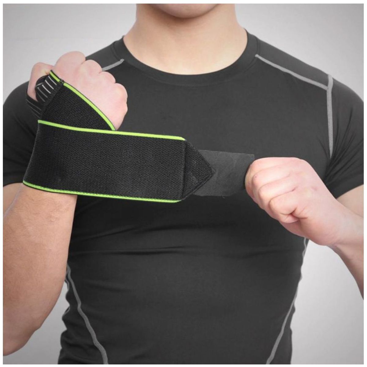 GENERICO - Muñequeras Deportiva Ajustable Elástica para Compresión