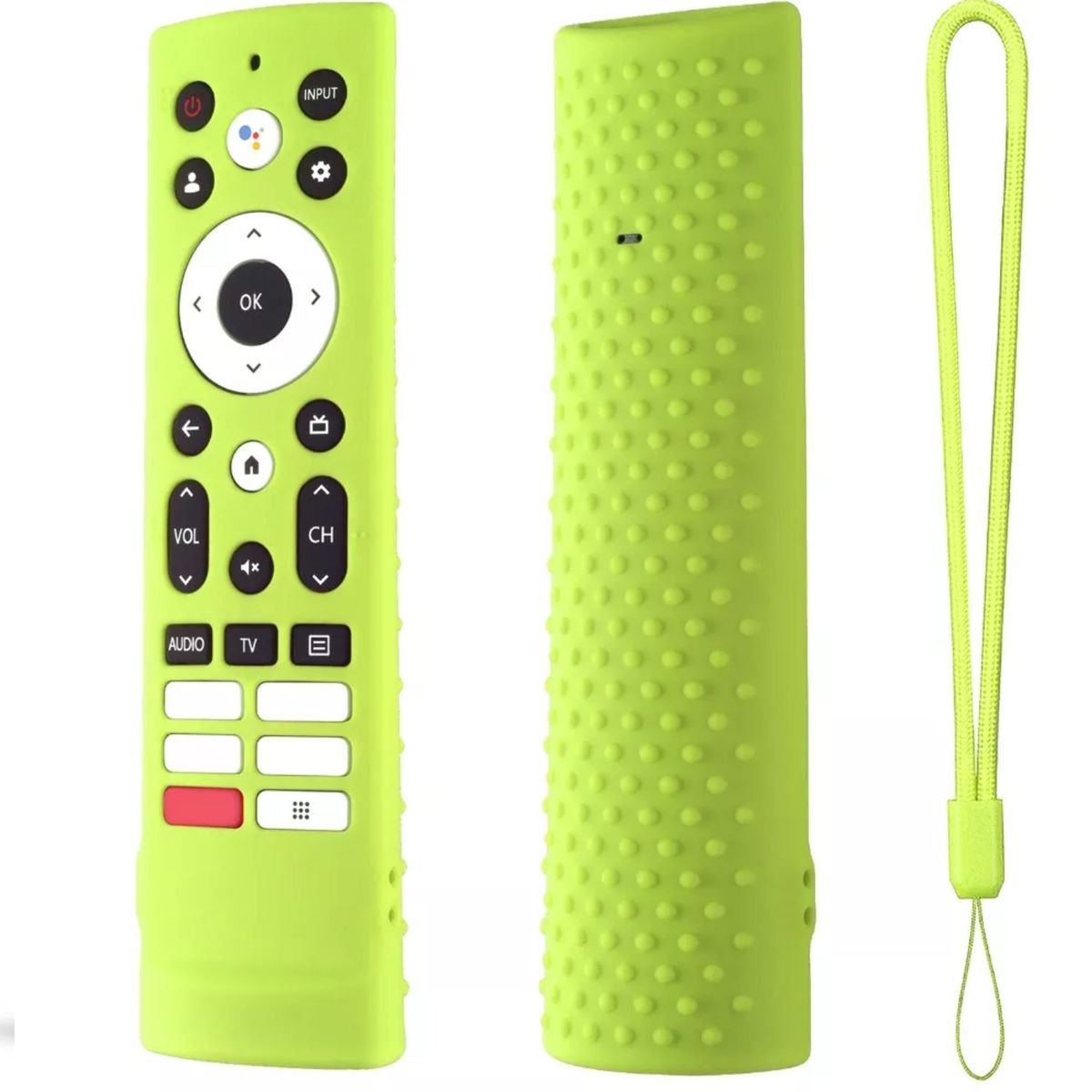 UNIVERSAL - Control Remoto Para Hisense Smart Tv 2022 + Funda Verde