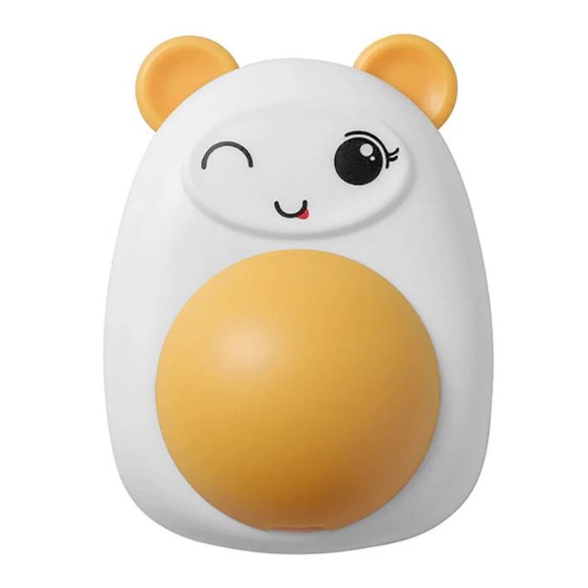 GENERICO - JUGUETE CATNIP BALL CON TAPA OSO AMARILLO