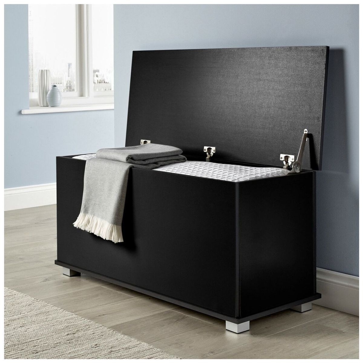 VENTITAS HOME - Baúl Organizador Tigo Ventitas Home Negro