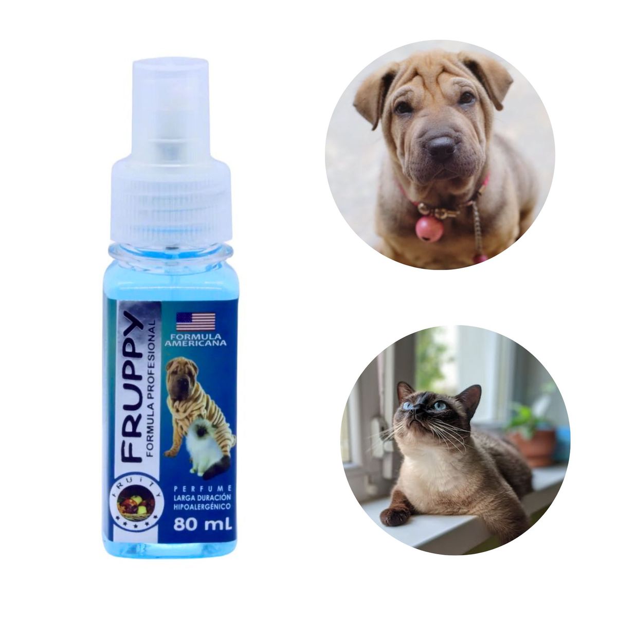 GENERICO - COLONIA PARA MASCOTA FRUPPY FRUITY x 80 mL