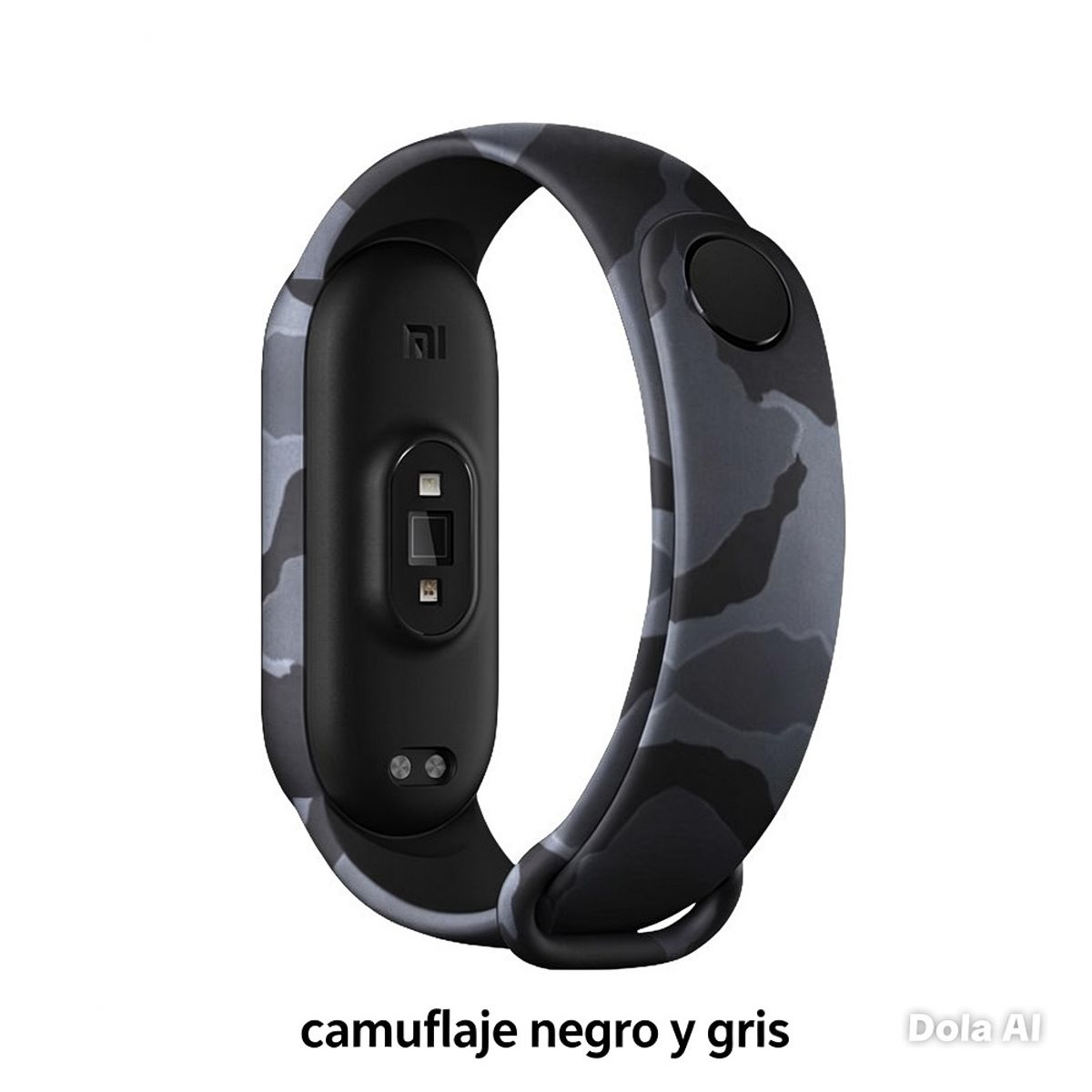 GENERICO - Correa de Silicona compatible Camuflada para Xiaomi Band 5, 6, 7