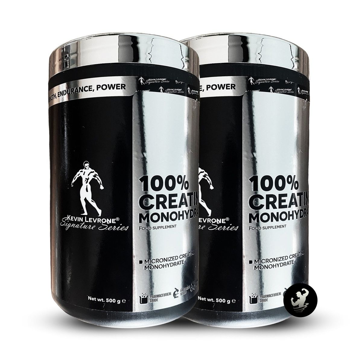 KEVIN LEVRONE - Pack x 02 Creatina Monohidratada Kevin Levrone 500 gramos