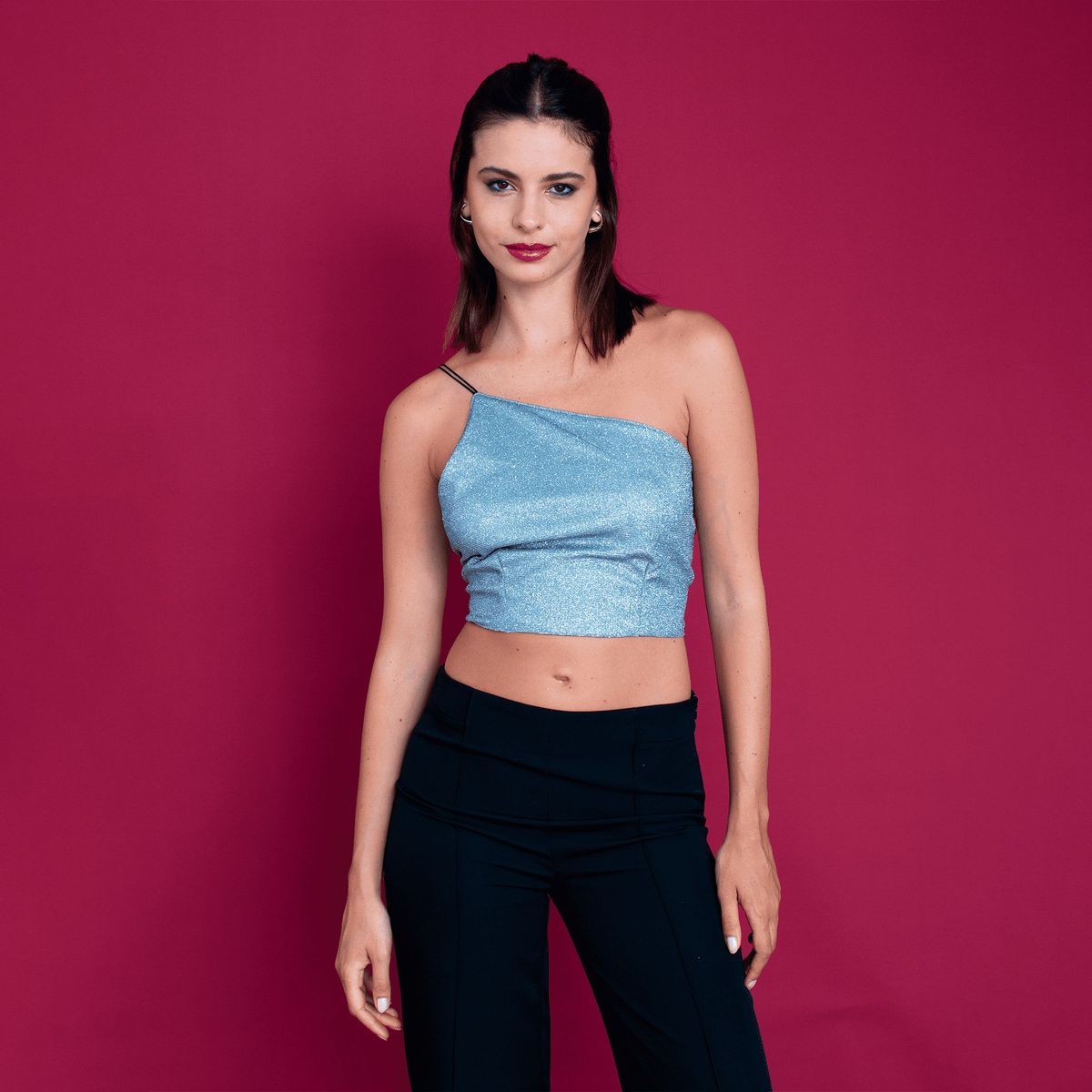 EVANIC - TOP LICRA BRILLOS - EVANIC MUJER