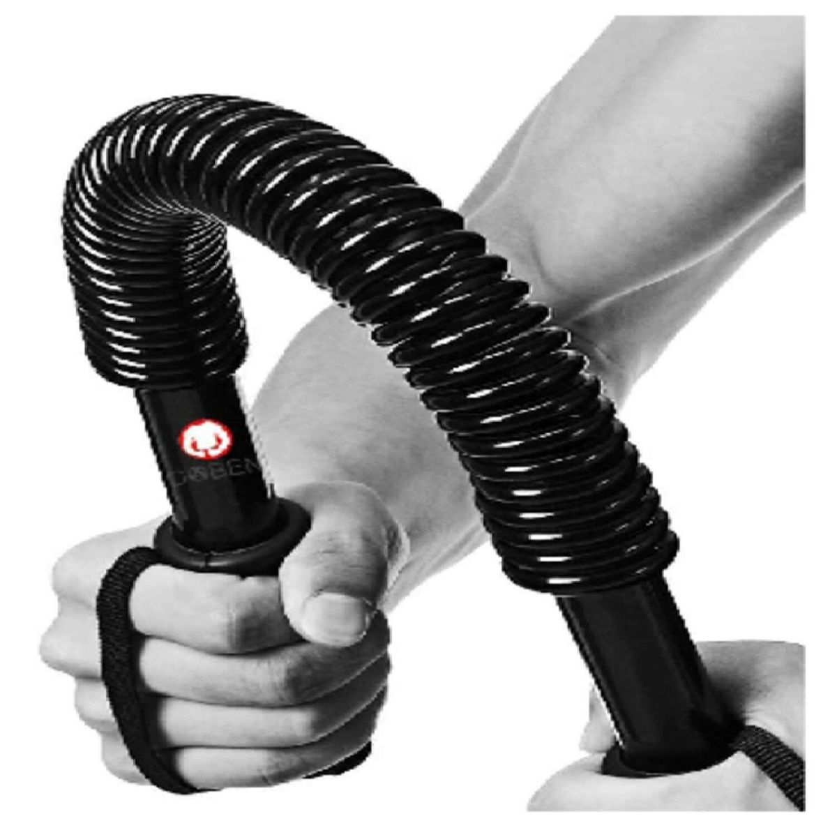 Alpha Gym - Barra de musculación Power Twister extensor – Tensión 50 Kg