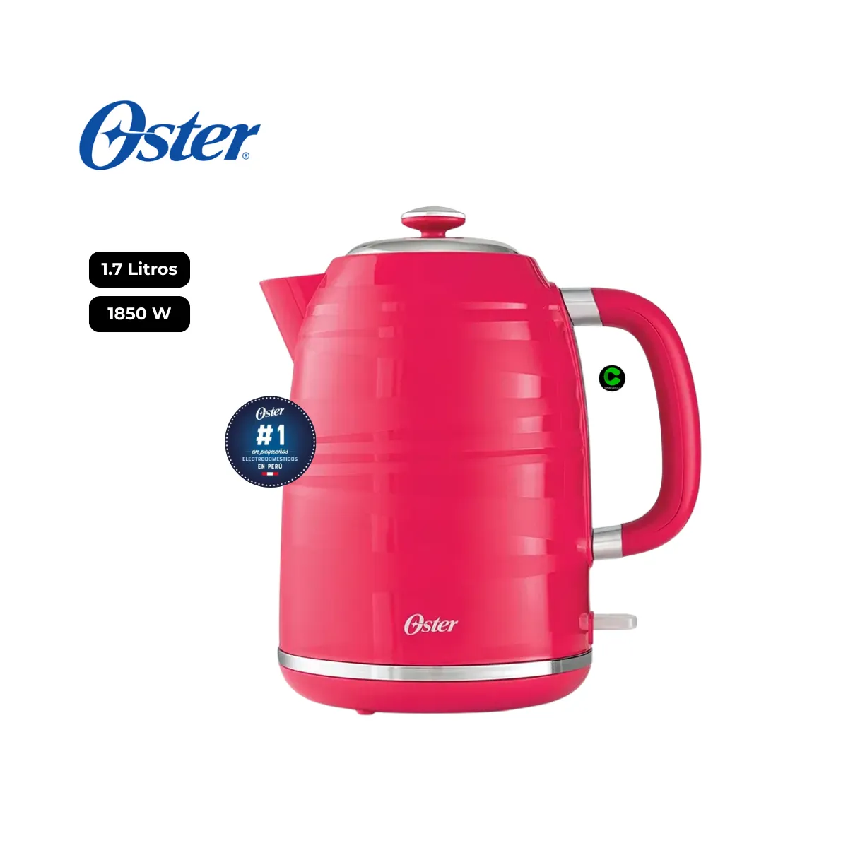 OSTER - Hervidor eléctrico Oster® sandía 1.7 L BVSTKT4177M