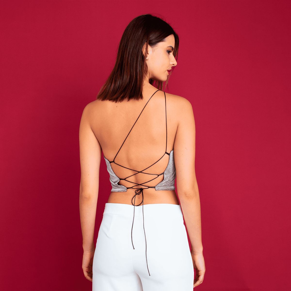 EVANIC - TOP LICRA BRILLOS - EVANIC MUJER
