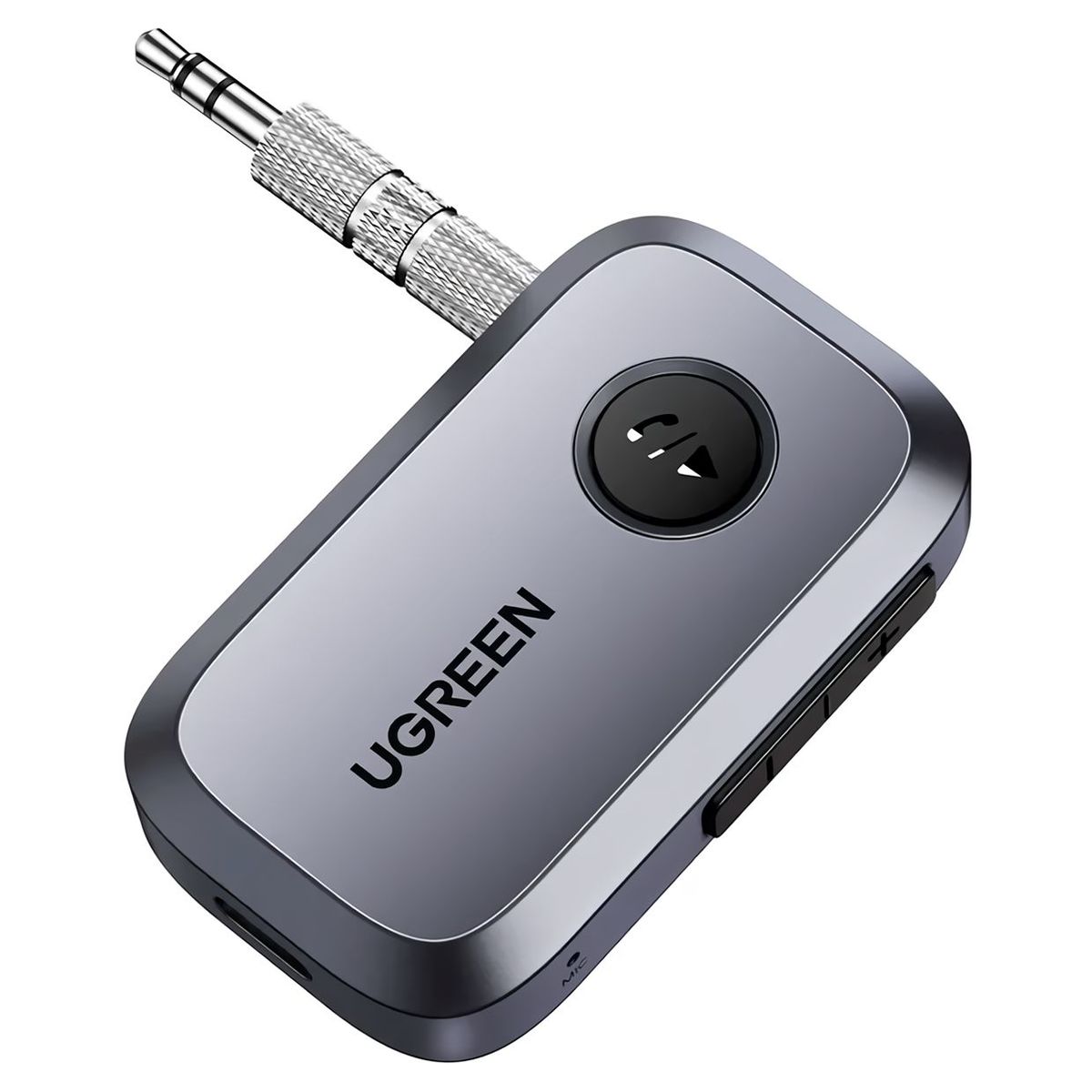 UGREEN - Adaptador Receptor Ugreen Bluetooth 5.3 Audio CM596 Gris