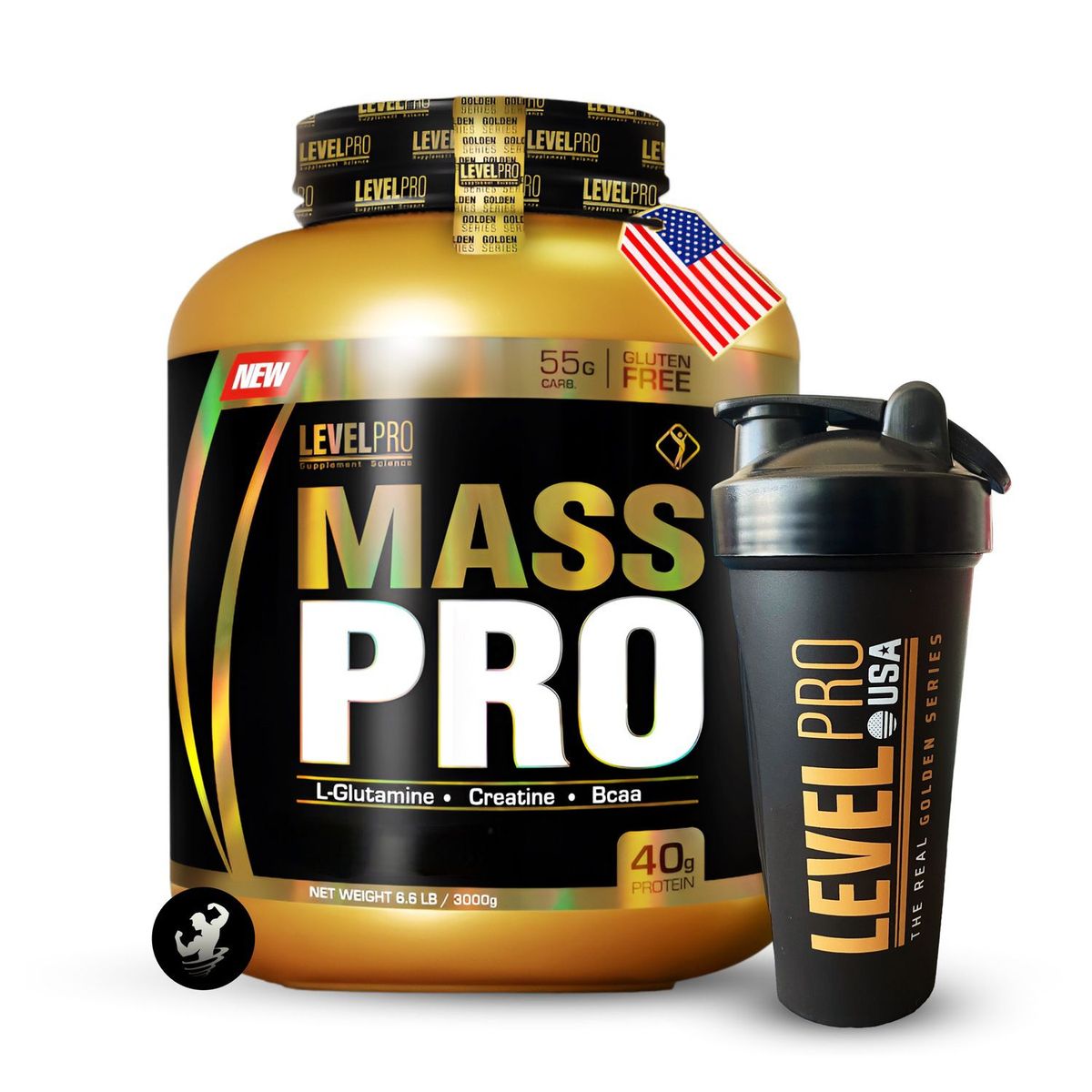 LEVEL PRO - Mass Pro 6.6 Lb - Rich Chocolate