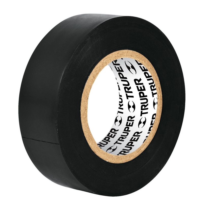 TRUPER - Cintas aislantes de 18 m x 19 mm Negro Pza.