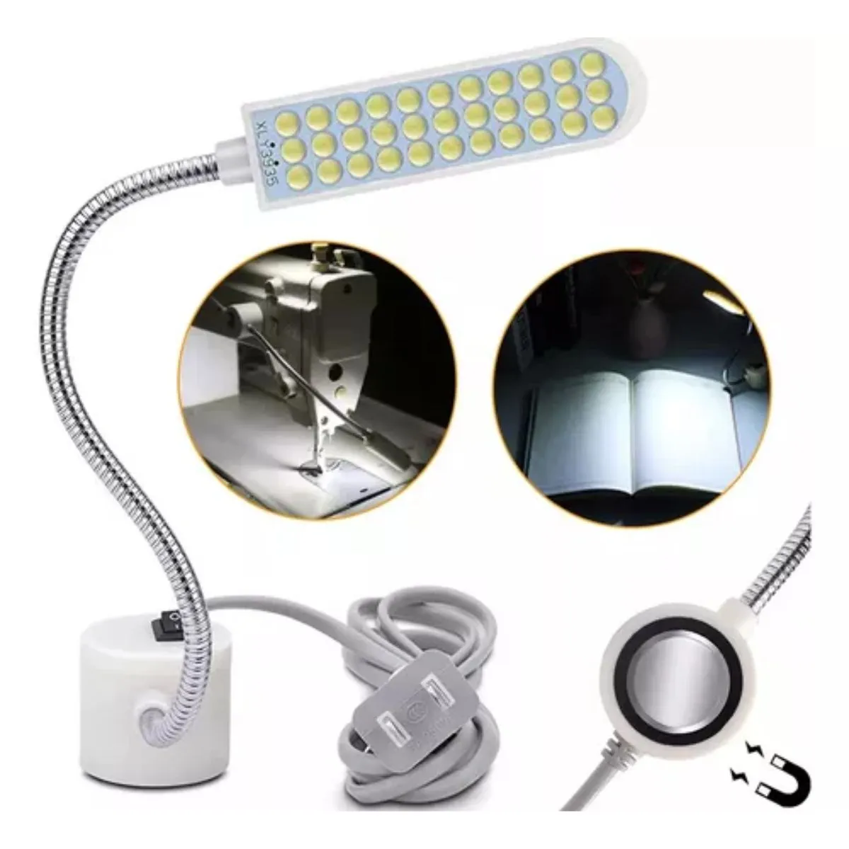 GENERICO - Foco Lapara 30led Máquina De Coser Lámpara De Luz Magnético