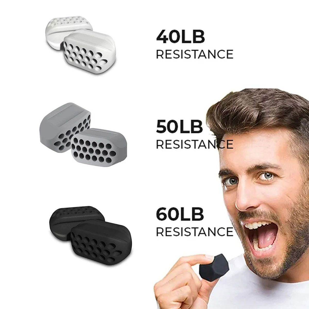 GENERICO - Ejercitador Mandibular reduce papada 6und