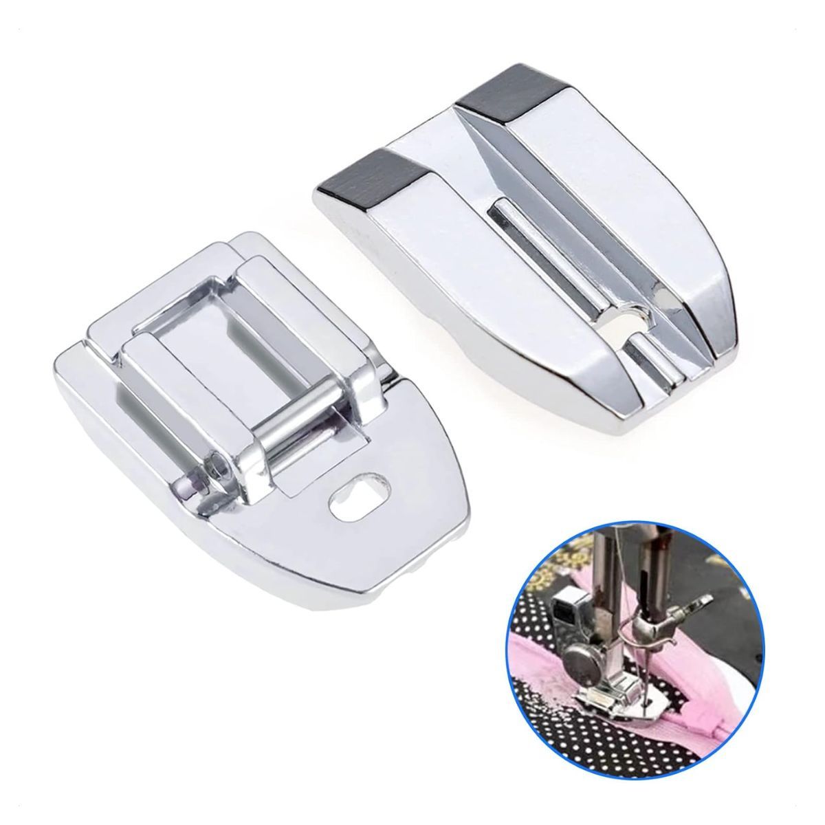 GENERICO - 3 prensatelas de Cierre Invisible Cremallera para Costura