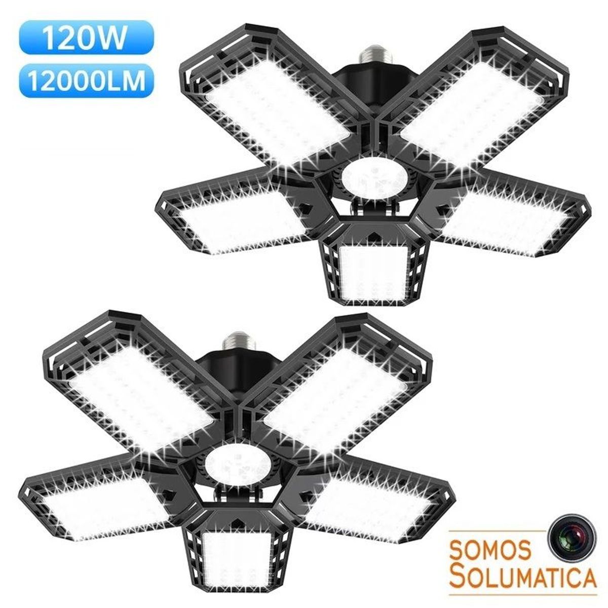 OEM - Foco Led - Articulado 5 Hojas Ajustables - 100w Bajo Consumo