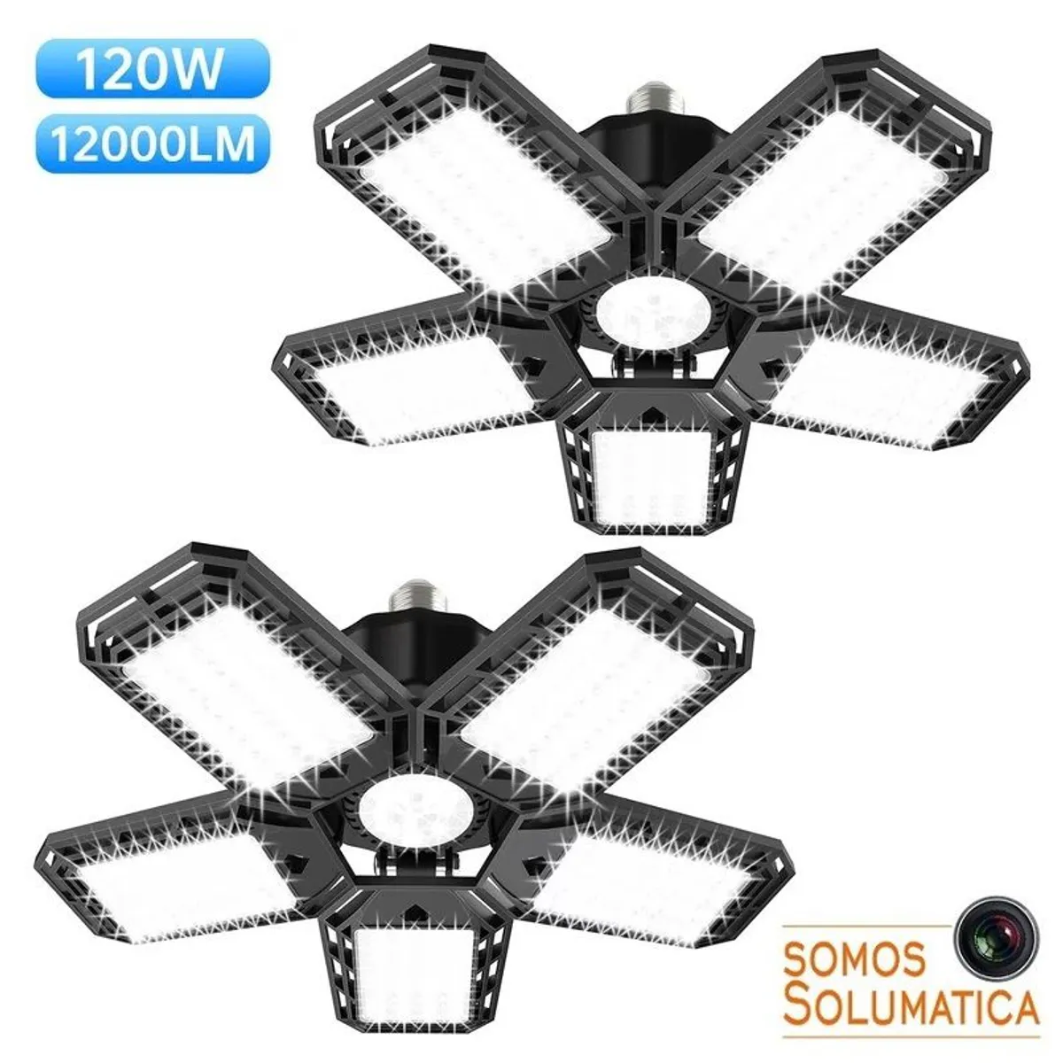 OEM - Foco Led - Articulado 5 Hojas Ajustables - 100w Bajo Consumo