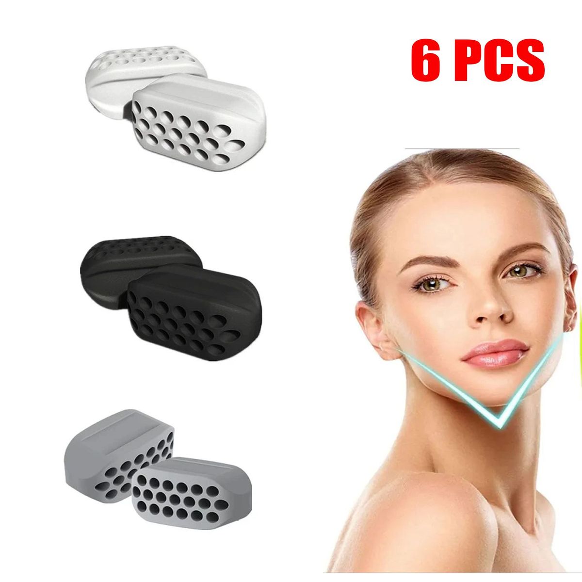 GENERICO - Ejercitador Mandibular, Define linea mandibular 3 PARES