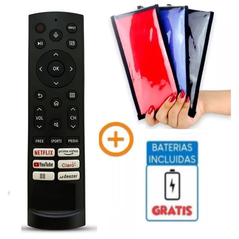 UNIVERSAL - Control Remoto Para Hisense Smart Tv 2022 + Pilas