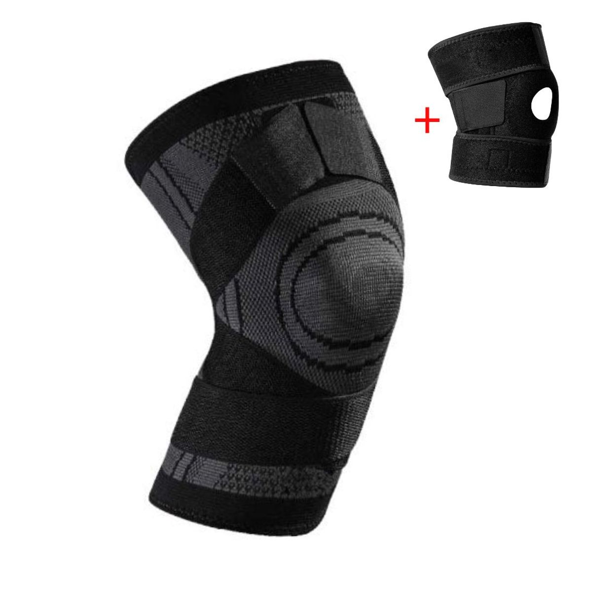 GENERICO - Rodillera Elástica Deportiva para Compresion y Evitar Lesion o Dolor