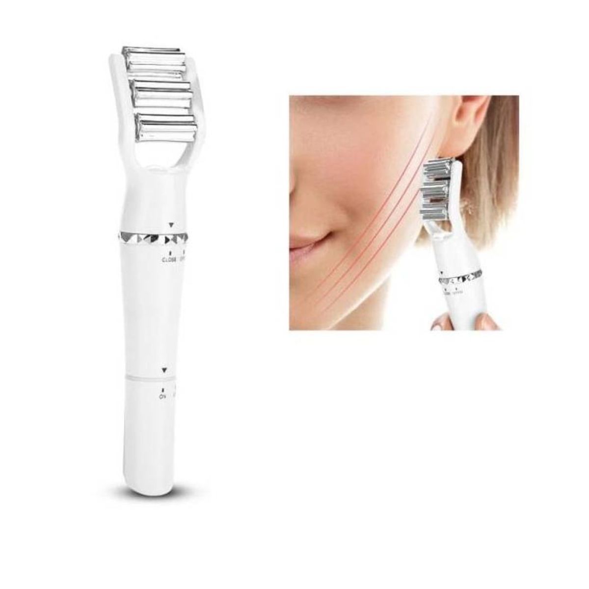 GENERICO - Masajeador Eléctrico 3D Elimina Papada Anti-Arrugas y Reduce Ojeras