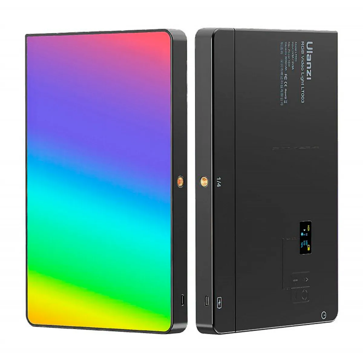 ULANZI - Ulanzi LT003 Luz LED RGB 10” Regulable con Batería para Fotografía y Video