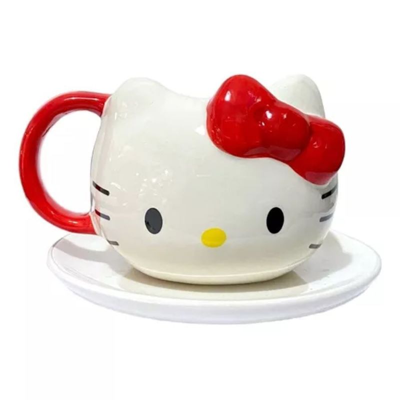 SANRIO - TAZA DE CERAMICA HELLO KITTY 420ml 2 PIEZAS