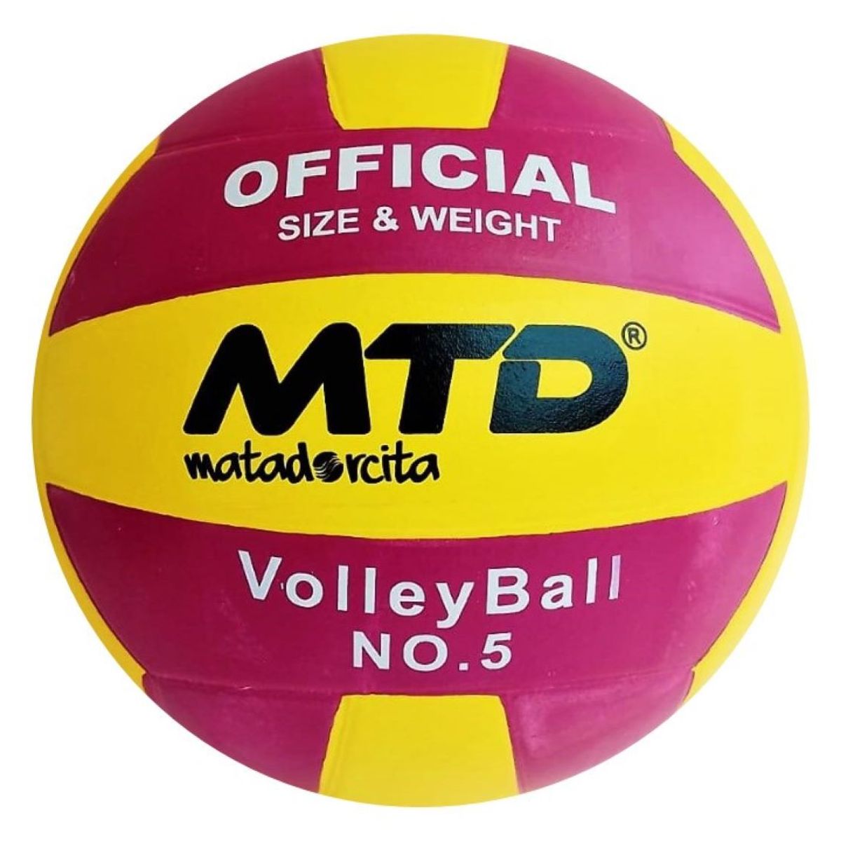MTD - PELOTA DE VÓLEY MTD GOMA LISA TAMAÑO 5 MÁS AGUJA Y MALLA