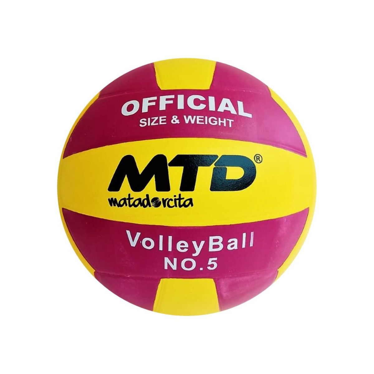 MTD - PELOTA DE VÓLEY MTD GOMA LISA TAMAÑO 5 MÁS AGUJA Y MALLA