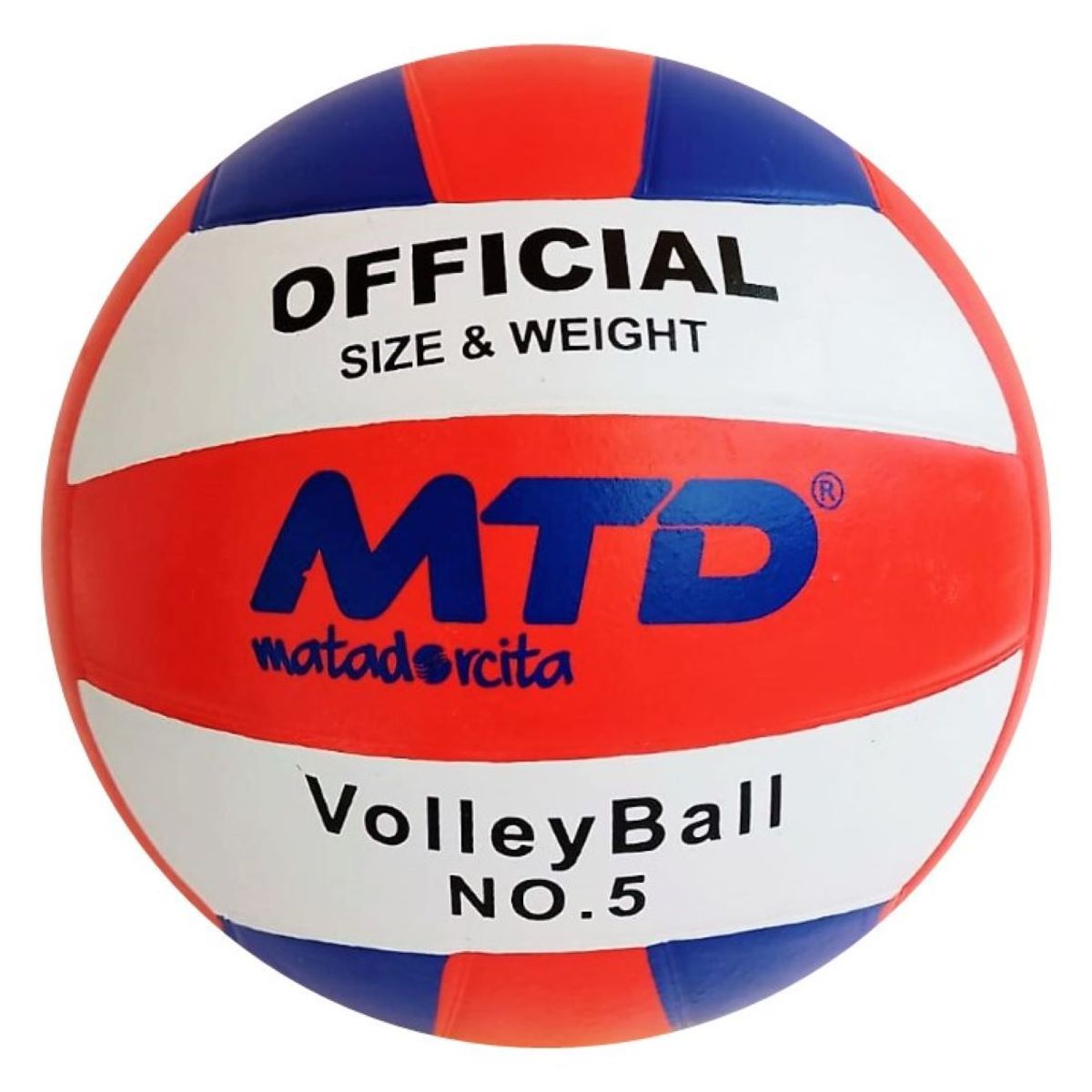MTD - PELOTA DE VÓLEY MTD GOMA LISA TAMAÑO 5 MÁS AGUJA Y MALLA