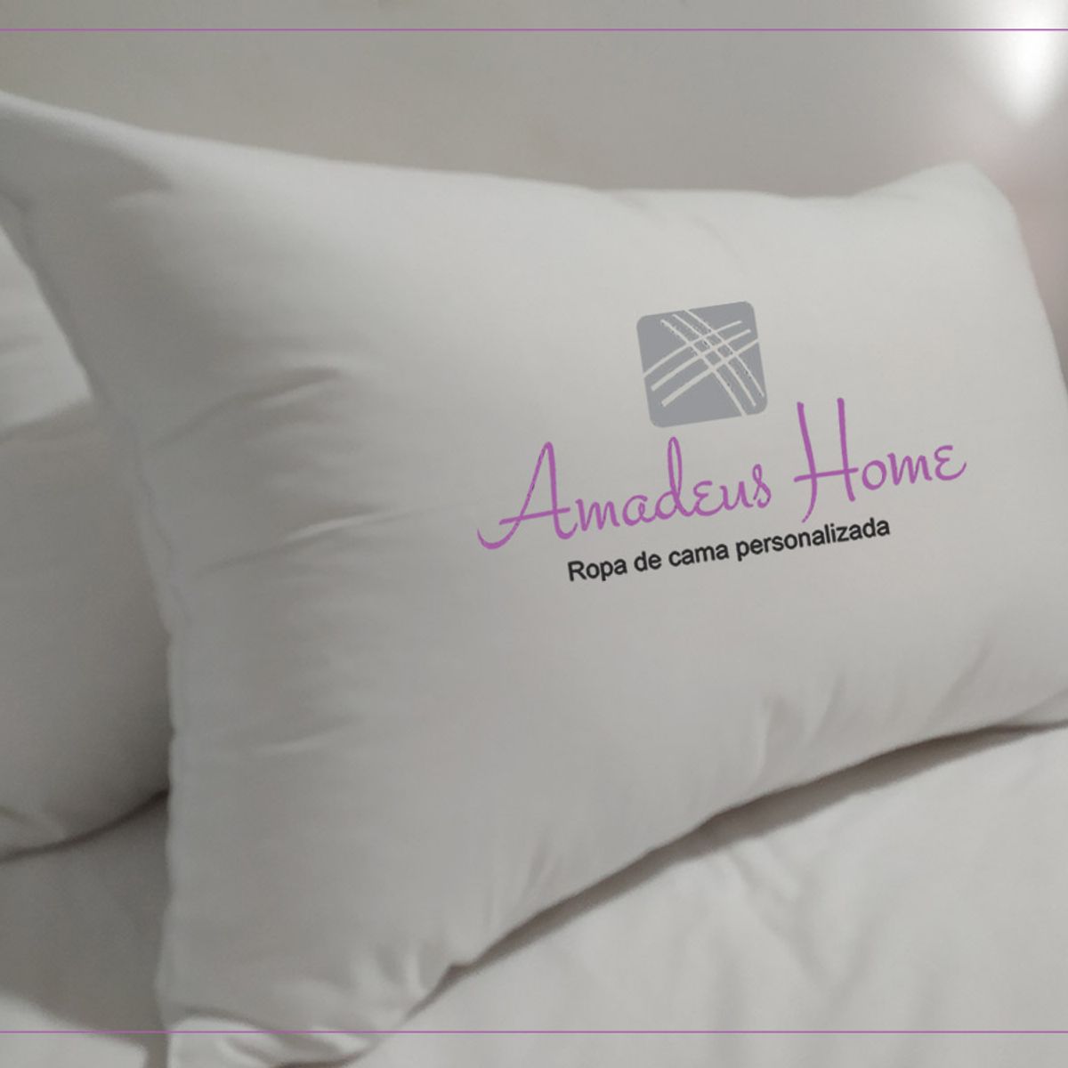 AMADEUS HOME - Pack 02 Almohadas para cama Queen ¡Relleno Antialérgico!