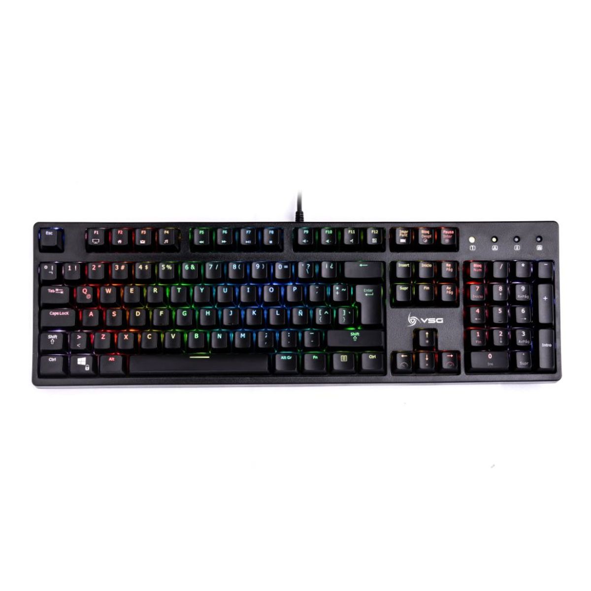 VSG - Teclado Gamer Vsg Alnilam Negro Switch Kailh Rojo Rgb Español