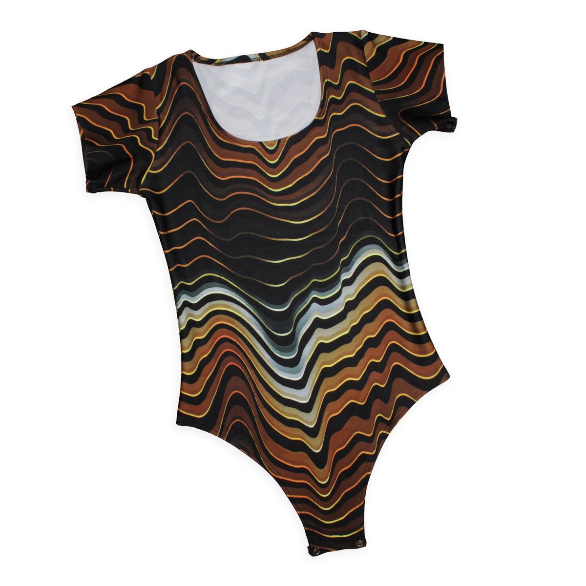 GENERICO - Body Mujer Suplex Sublimado Manga Corta