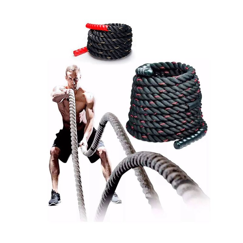 GENERICO - Cuerda de Crossfit Largo 9 Metros