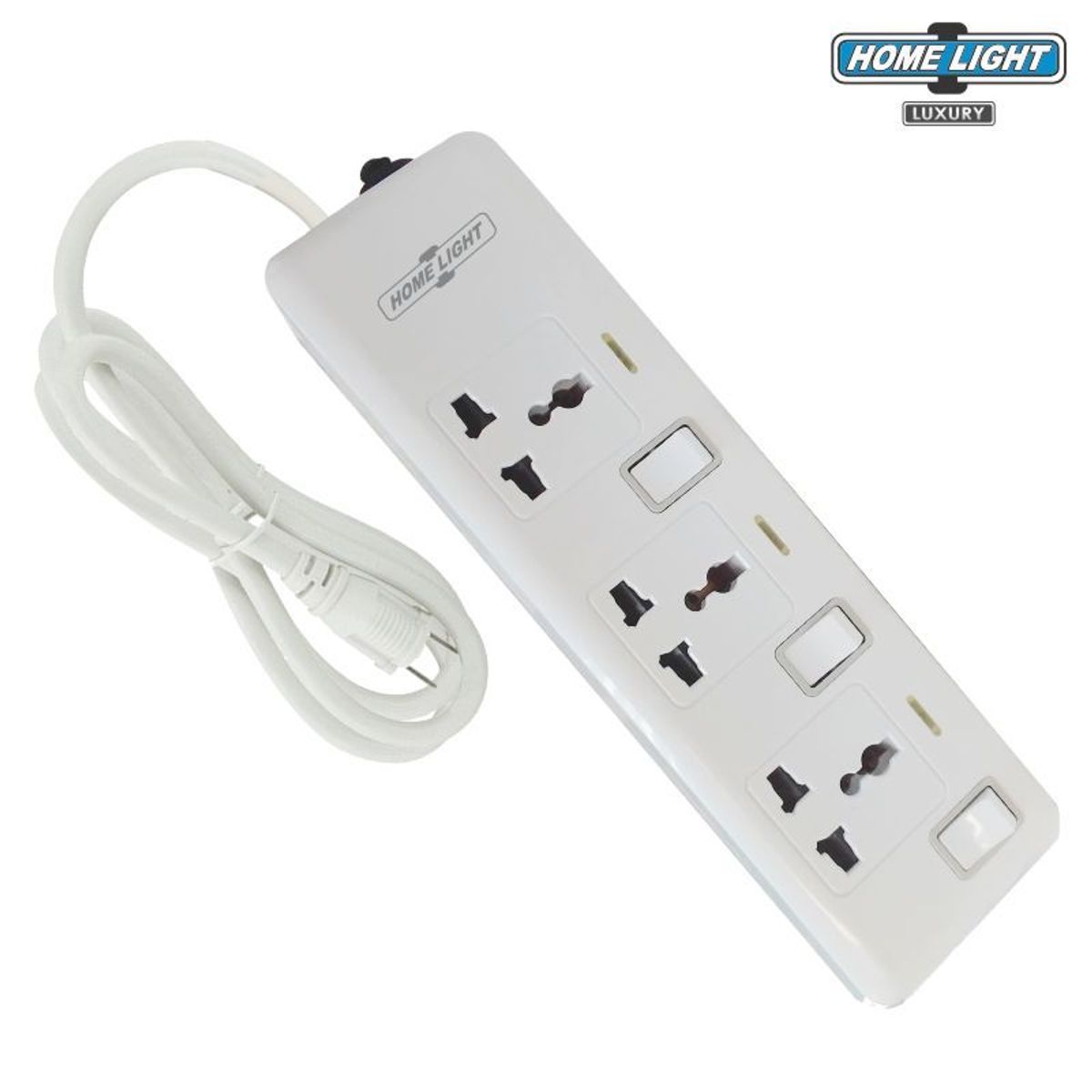 HOME LIGHT - Supresor de pico 3 tomas independientes Luxury Home Light