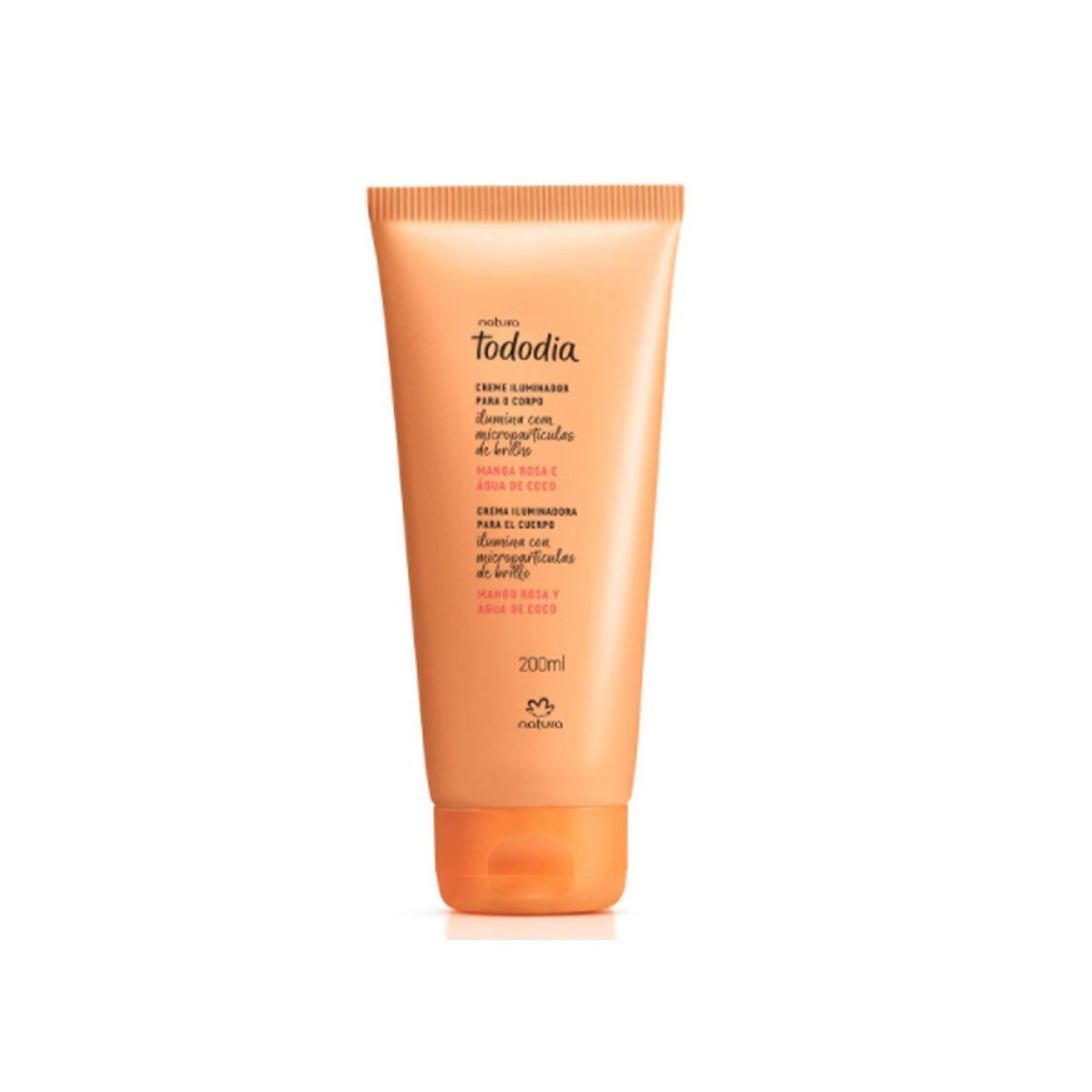 NATURA - Tododia Mango Rosa y Agua de Coco Crema Iluminadora Corporal