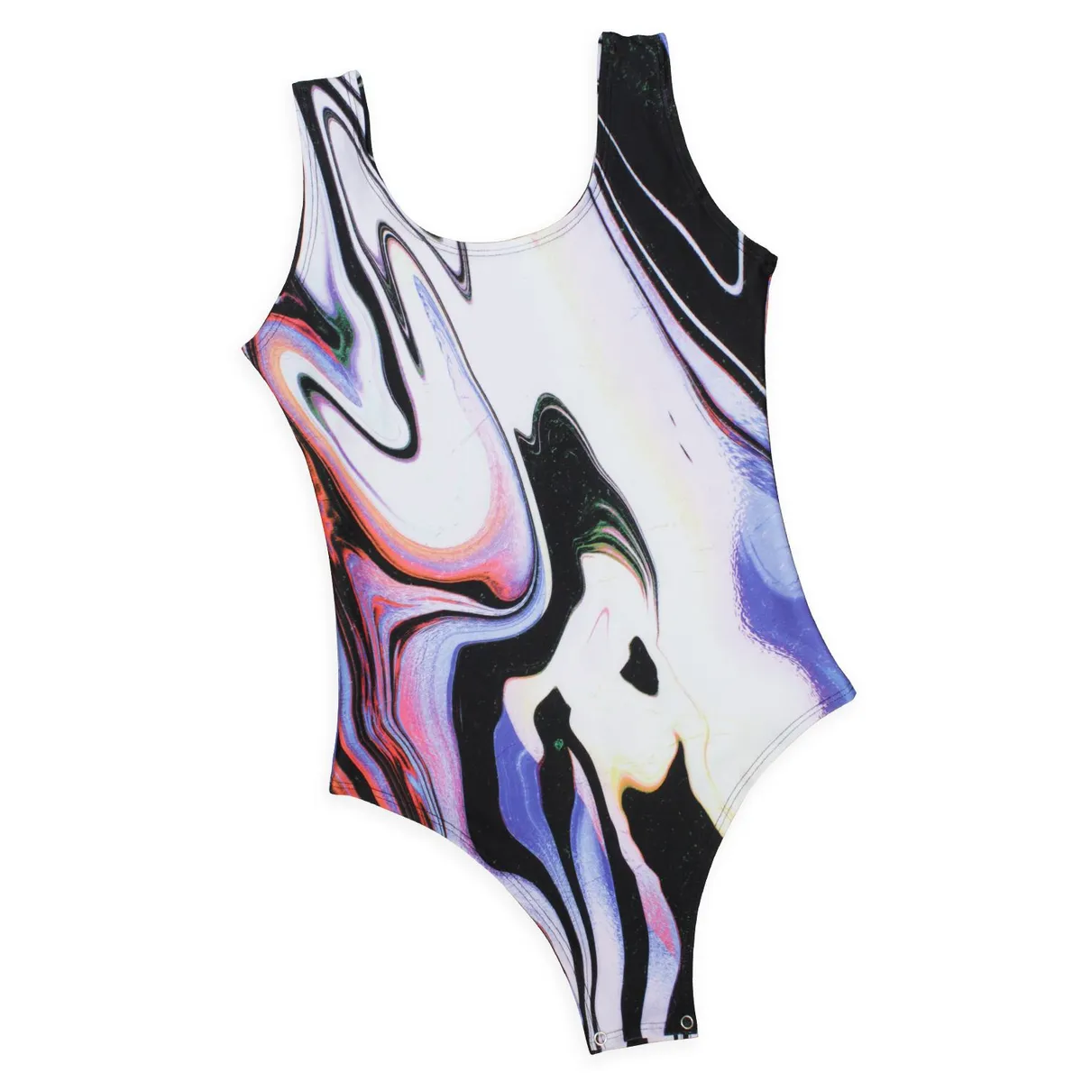 GENERICO - Body Mujer Suplex Sublimado Manga Cero