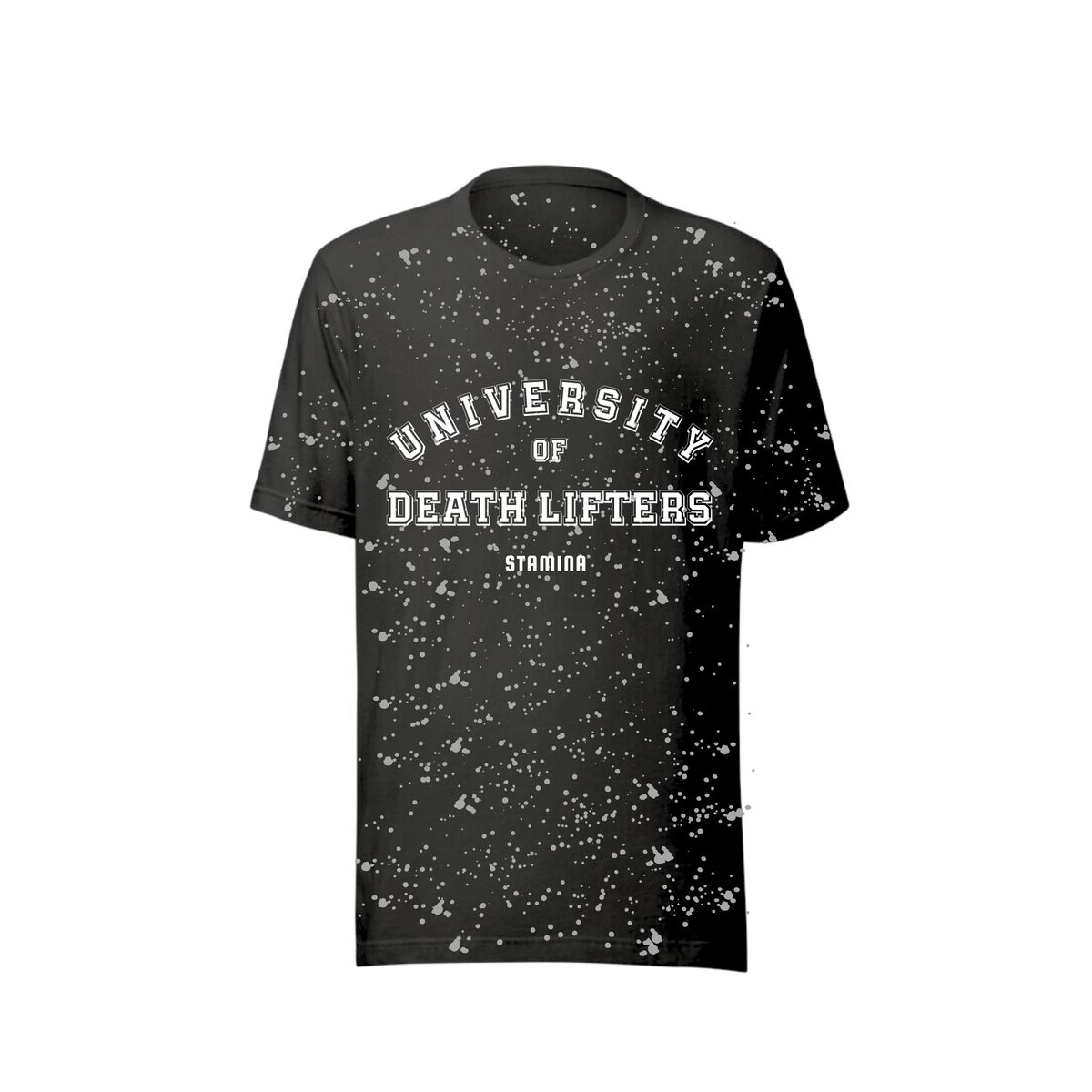 GENERICO - POLO OVERSIZE ACID WASH UNIVERSITY - POLO PARA EL GYM MUJER