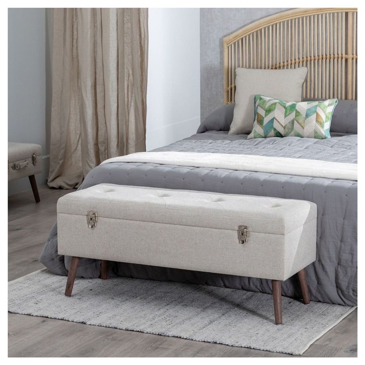 VENTITAS HOME - Banqueta Renacentista Brooklyn Marfil Ventitas Home