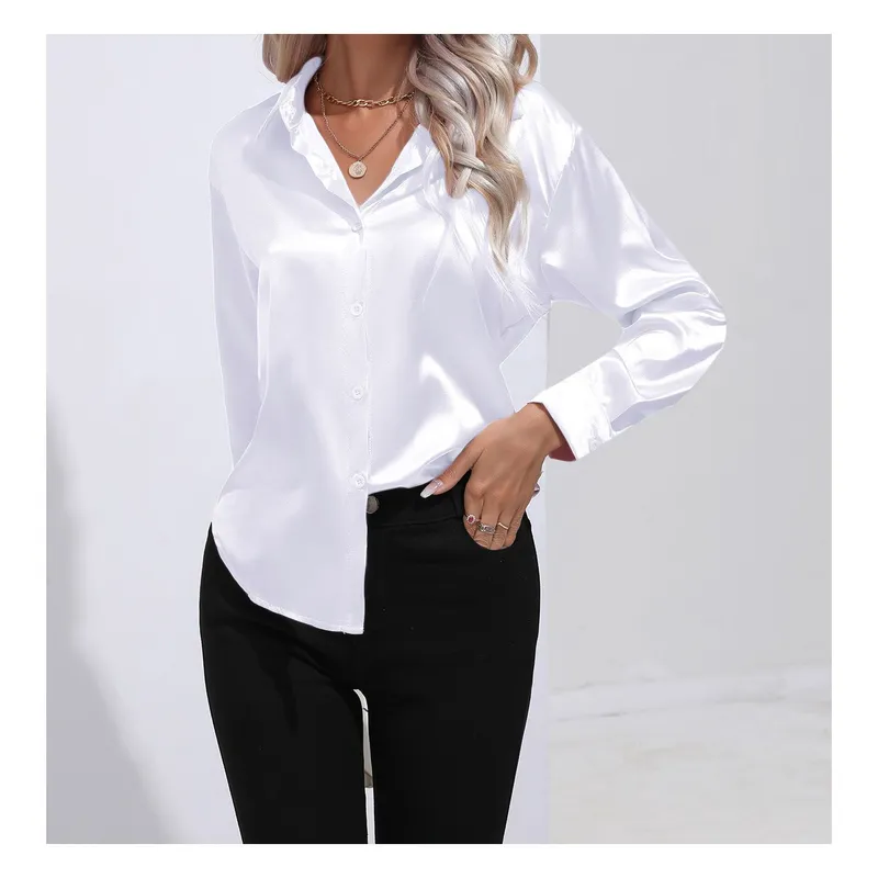 Jeans Camisas De Sedas Femininas Crop Top Tops De Seda Mujer