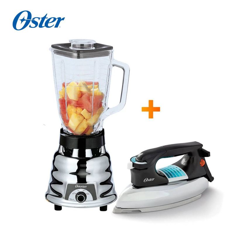 OSTER - Combo Oster Licuadora Clasica Oster 250-22 + Plancha Clasica 4119