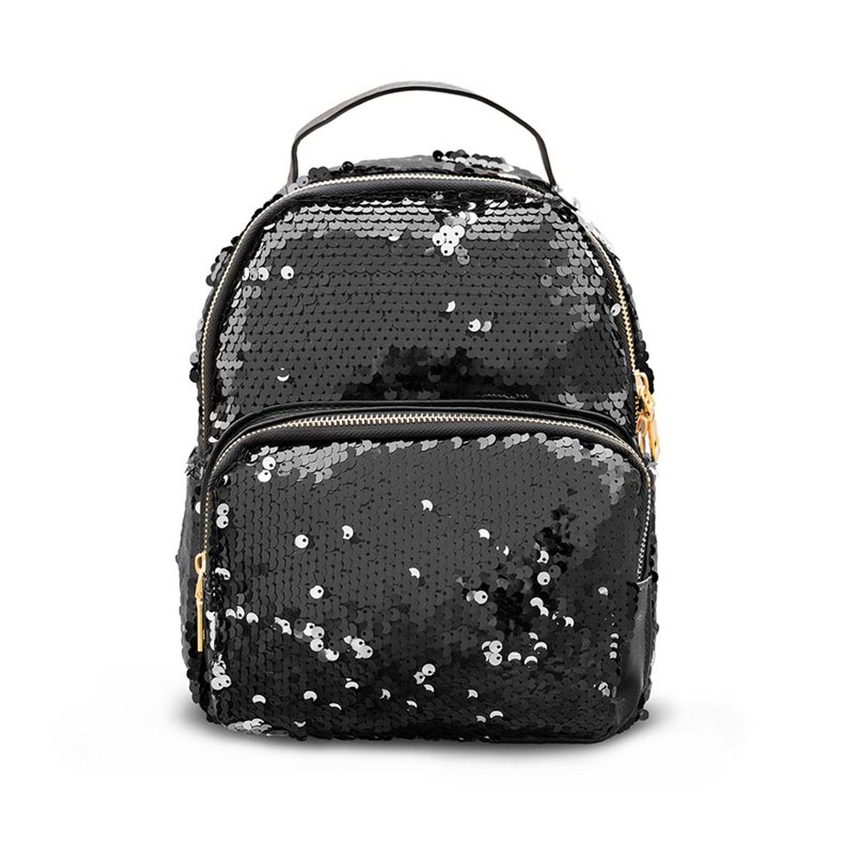 KAST PE - Mochila Cartera Backpack Mujer Glitter modelo Muriel - Negro