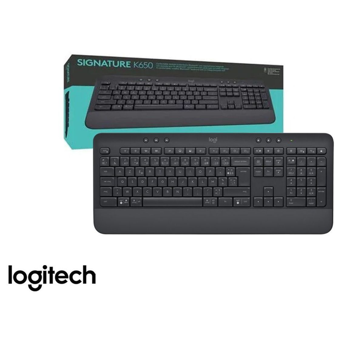LOGITECH - Teclado Logitech Signature K650 Wireless Español Grafito 920-010910