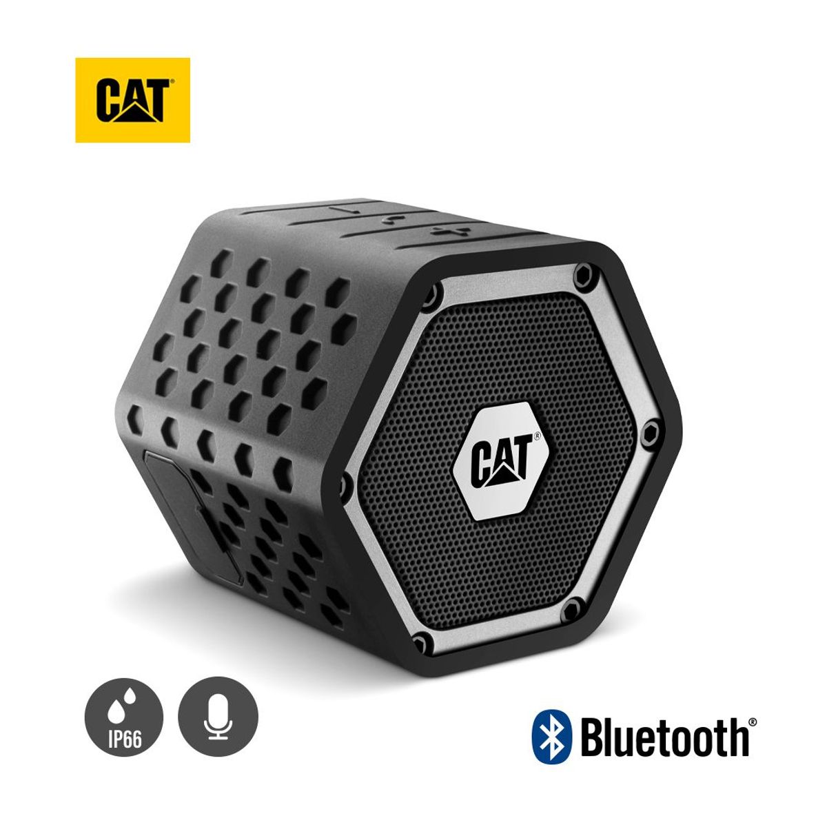CAT - Parlante Mini CAT Bluetooth Resistente CMicro Impermeable IP66 6Hrs